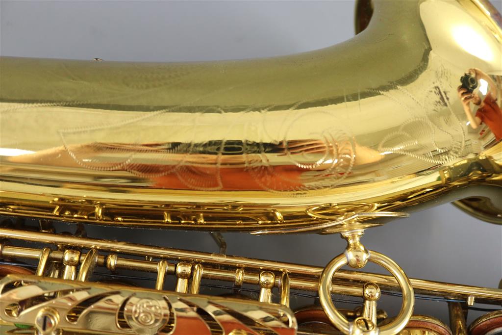 A Henri Selmer, Paris 1959 Mark VI brass lacquered alto saxophone, serial no. M.82599,